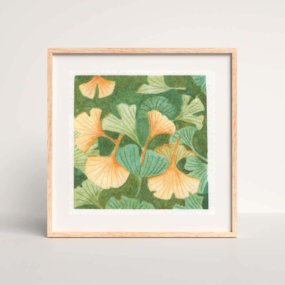 Mini Series No. 4 Gingko Leaves