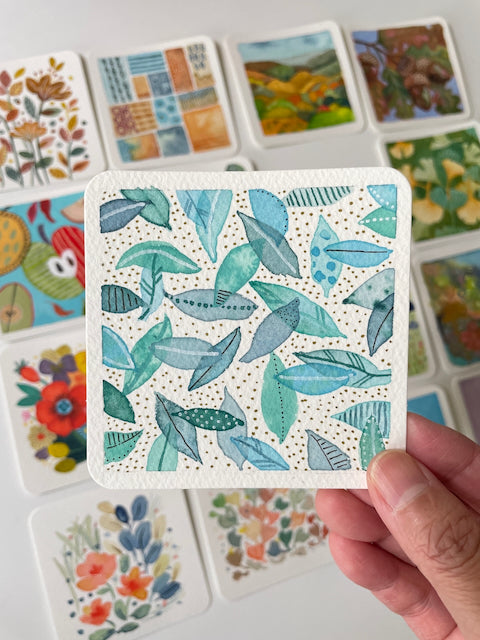 Mini Series No.7 Dancing Leaves